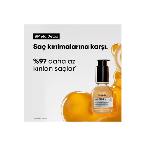 Serie Expert Metal Detox Oil Saç Kırılmalarına Elektiriklenmeye Isıya Karşı Elixir Yağ 50 Ml Serie Expert Metal Detox Oil Saç Kırılmalarına Elektiriklenmeye Isıya Karşı Elixir Yağ 50 Ml