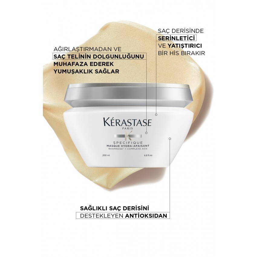 Masque Hydra-apaisant Hassasiyet Karşıtı Nemlendirici Maske 200ml Masque Hydra-apaisant Hassasiyet Karşıtı Nemlendirici Maske 200ml