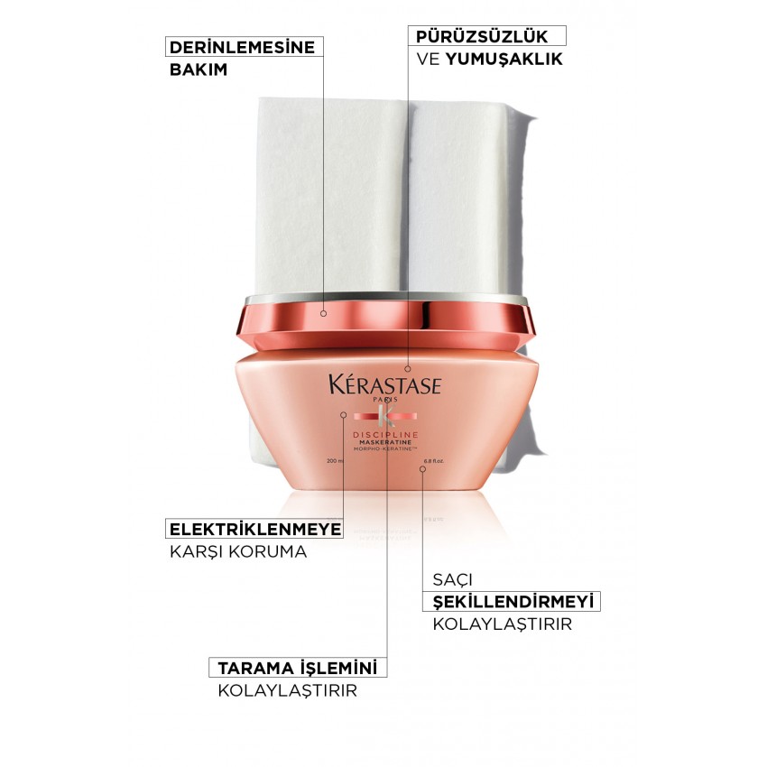 Maskératine Elektriklenme Karşıtı Maske 200ml Maskératine Elektriklenme Karşıtı Maske 200ml