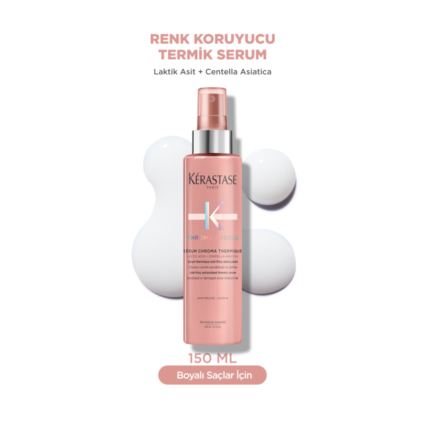 Chroma Absolu Boyalı Saçlar Için Elektriklenme Karşıtı Antioksidanlı Termik Serum 150 ml