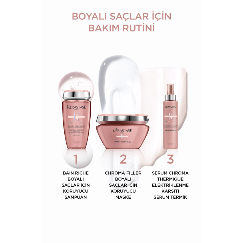 Chroma Absolu Boyalı Saçlar Için Elektriklenme Karşıtı Antioksidanlı Termik Serum 150 ml