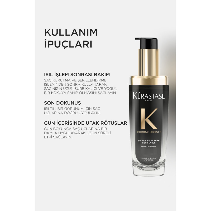 Chronologiste L'huile De Parfum Saç Bakım Yağı Yedek Şişe 75 ml