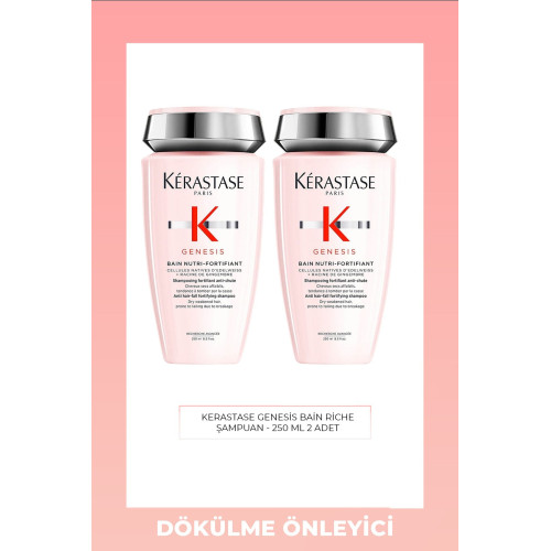 Genesis Bain Nutri-Fortifiant 250 ml 2 Adet