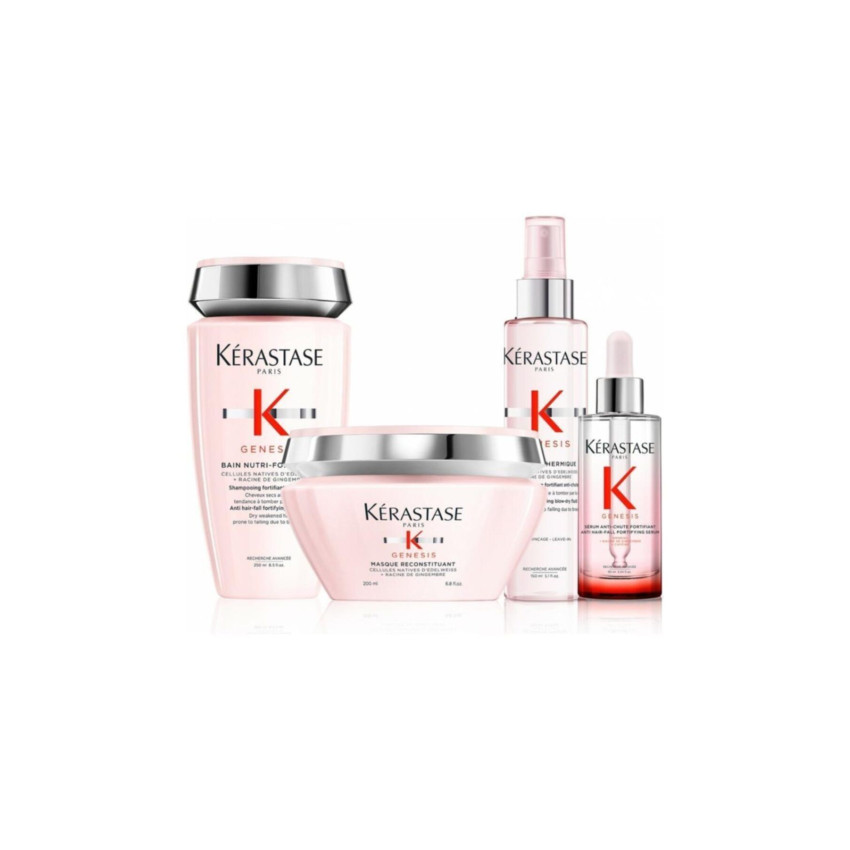 Genesis Dökülme Önleyici Şampuan 250 ml ve Maske 200ml ve Sprey 150 ml ve Fortifiant S