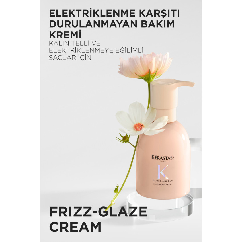 Gloss Absolu Kalın Telli Ve Elektriklenmeye Eğilimli Saçlar Için Elektriklenme Karşıtı Şek