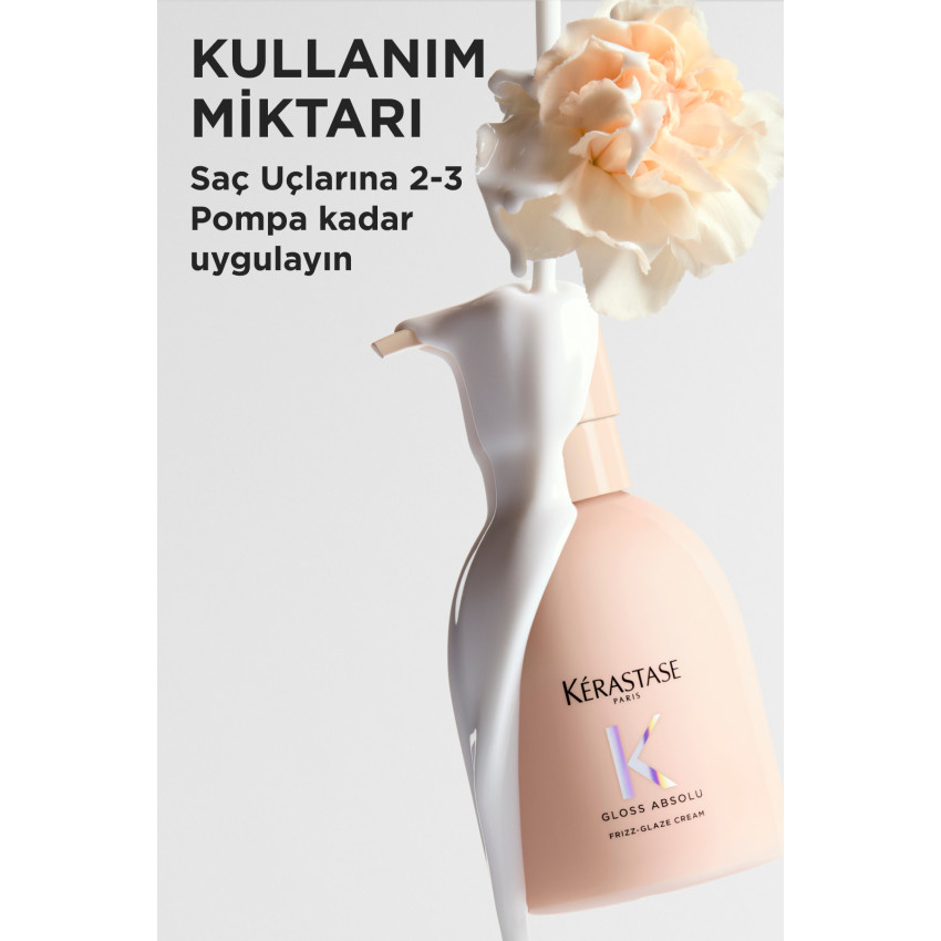 Gloss Absolu Kalın Telli Ve Elektriklenmeye Eğilimli Saçlar Için Elektriklenme Karşıtı Şek