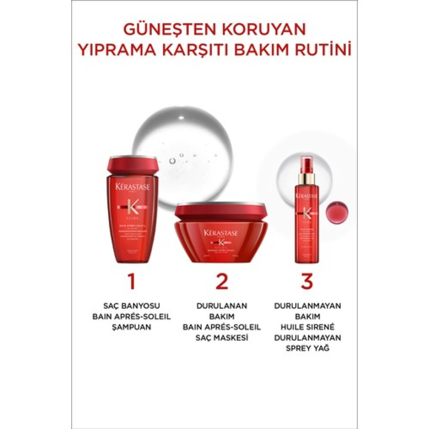 Kerastase Soléil Huile Sirene Bukle Belirginleştirici Durulanmayan Çift Fazlı Sprey Yağ 150ml
