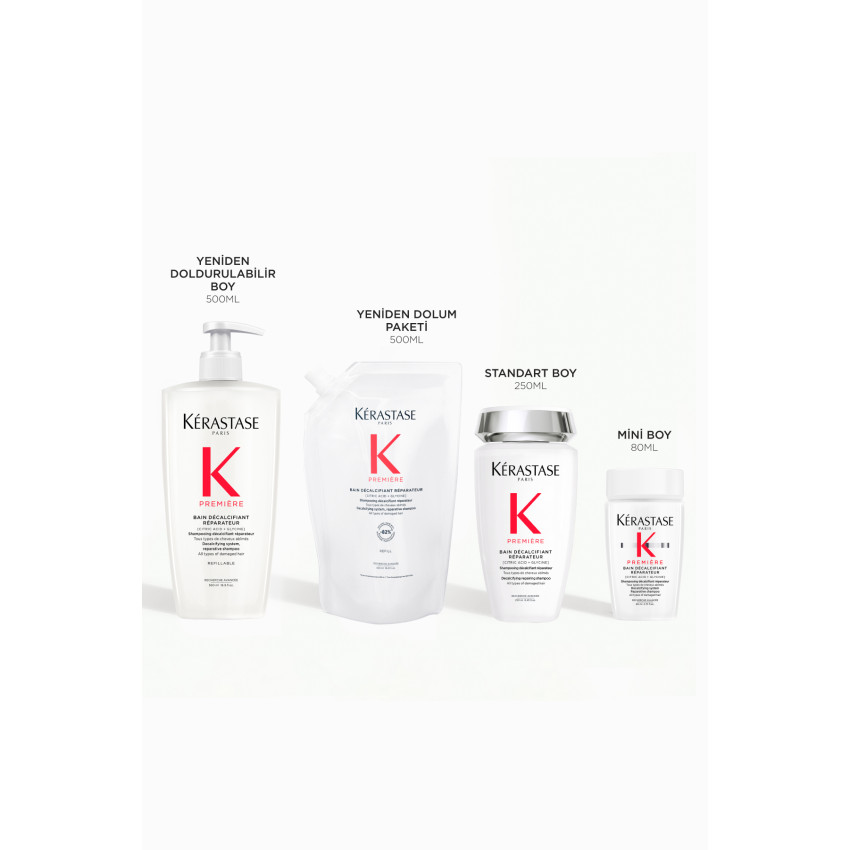Première Bain Decalcifiant Reparateur Yıpranmış Saçlar Için Onarım Sağlayan Şampuan 80 ml