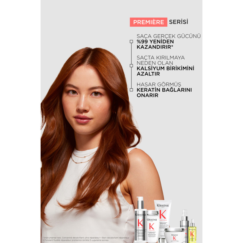 Premiere Serum Filler Fondamental Elektriklenme Karşıtı Onarım Sağlayan Saç Serumu 90 ml 9